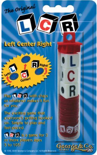 LCR - Left Center Right - The original Dice Game - George & Co.