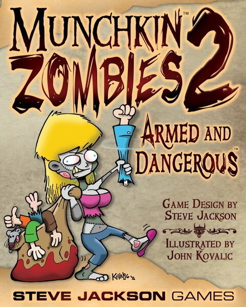 Munchkin Zombies 2 - Armed and Dangerous Card Game Expansion