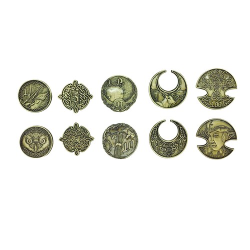 Norse Foundry - Adventure Coins - Variety Pack  (Set of 10) "Elven Gold"