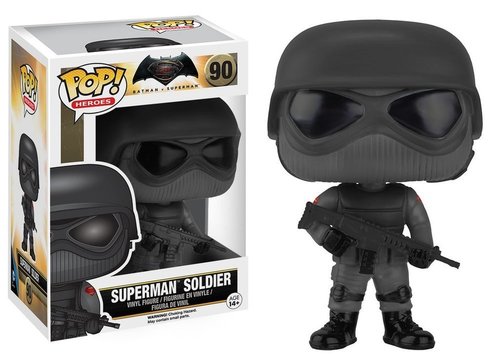 POP! Vinyl Figure - Heroes #90 - DC - Batman V. Superman - Superman Soldier
