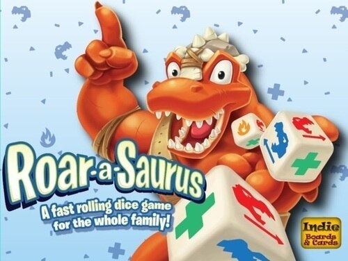 Roar-A-Saurus - A Fun and Fast Rolling Dice Game - Indie Boards & Cards