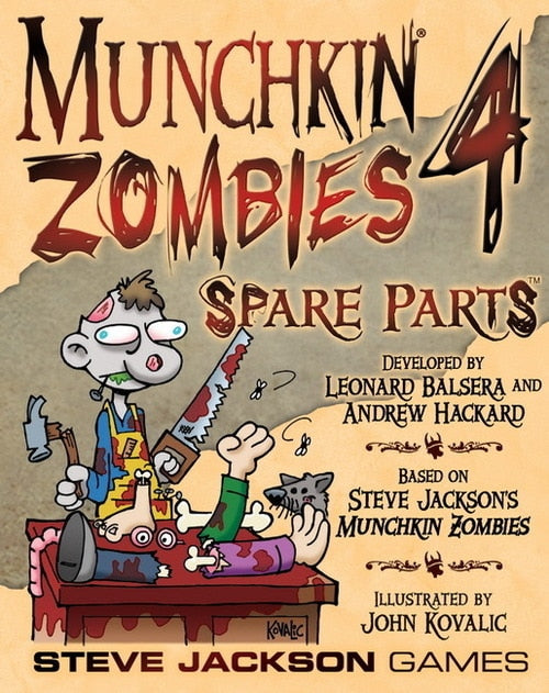 Munchkin Zombies 4 - Spare Parts - Card Game Expansion