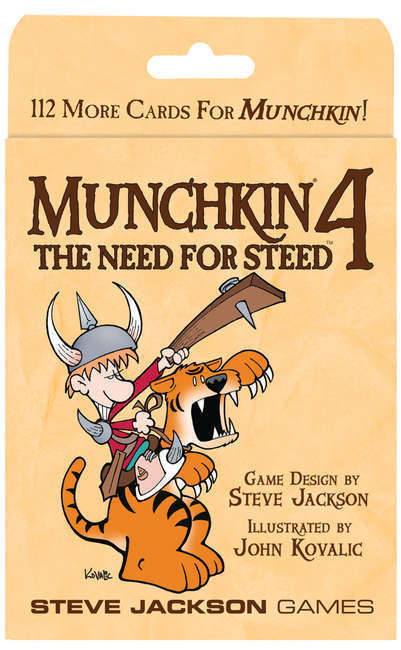 Munchkin 4 - The Need for Steed Card Game Expansion
