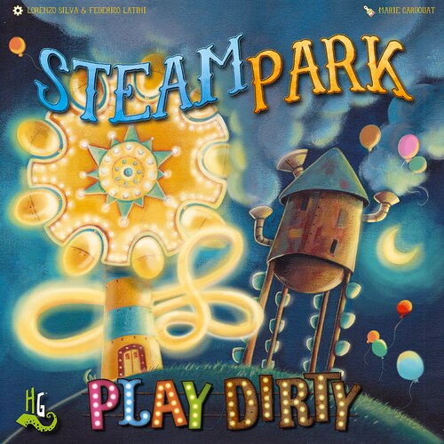 Steam Park - "Play Dirty" Expansion #1 - Board Game - IELLO