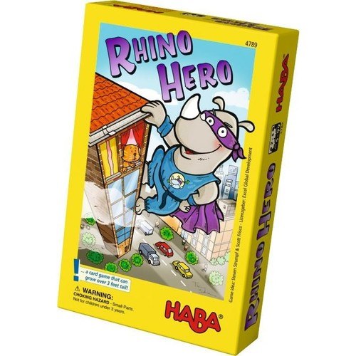 Rhino Hero - A Heroic Stacking Game - HABA Games