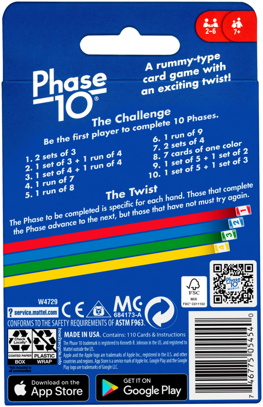 Phase 10! A Classic Rummy Game with a Twist! - Mattel