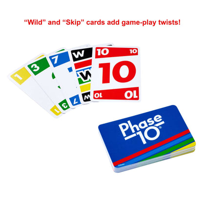 Phase 10! A Classic Rummy Game with a Twist! - Mattel