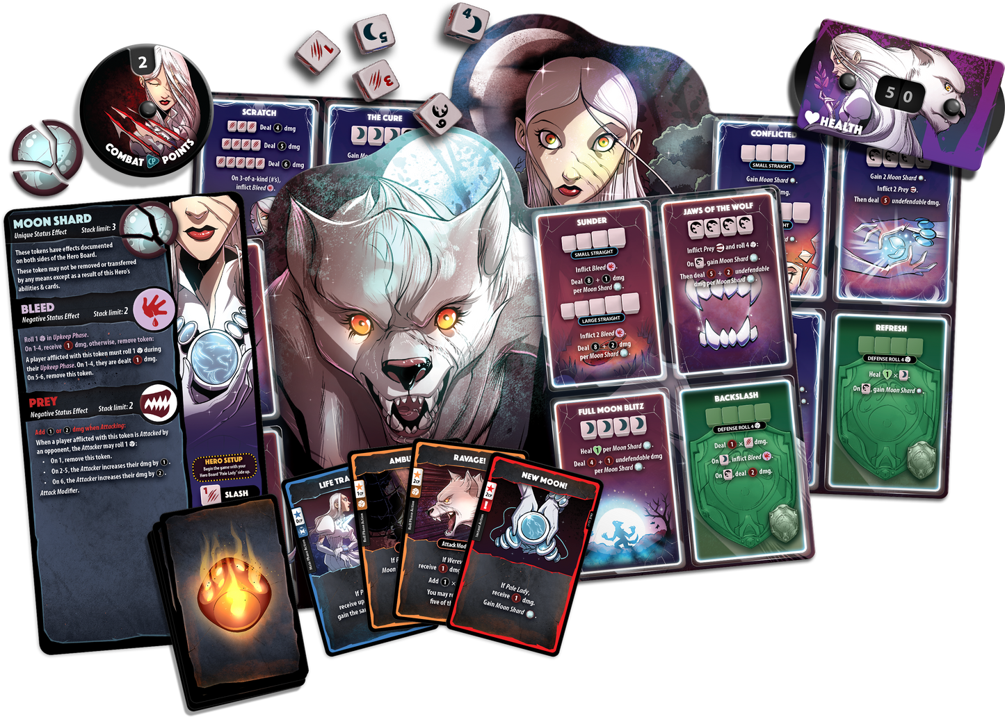 Dice Throne - Hero Pack - Pale Lady