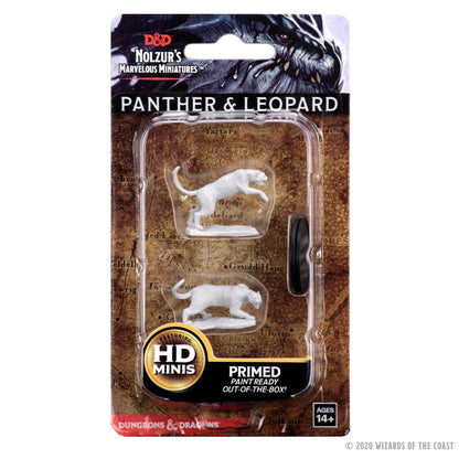 D&D: Nolzur's Marvelous Unpainted Miniatures - Panther & Leopard W6