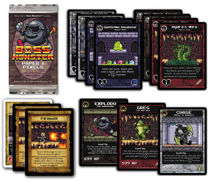Boss Monster - Paper and Pixels - 14 card Expansion Pack