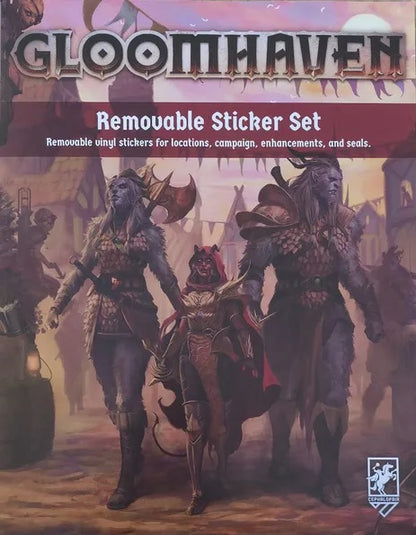 Gloomhaven Second Edition - Removable Sticker Set - Cephalofair Games