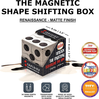 Shashibo Puzzles - Renaissance d6 Magnetic Cube - Fun In Motion