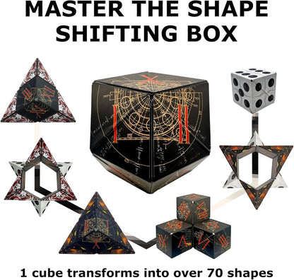 Shashibo Puzzles - Renaissance d6 Magnetic Cube - Fun In Motion