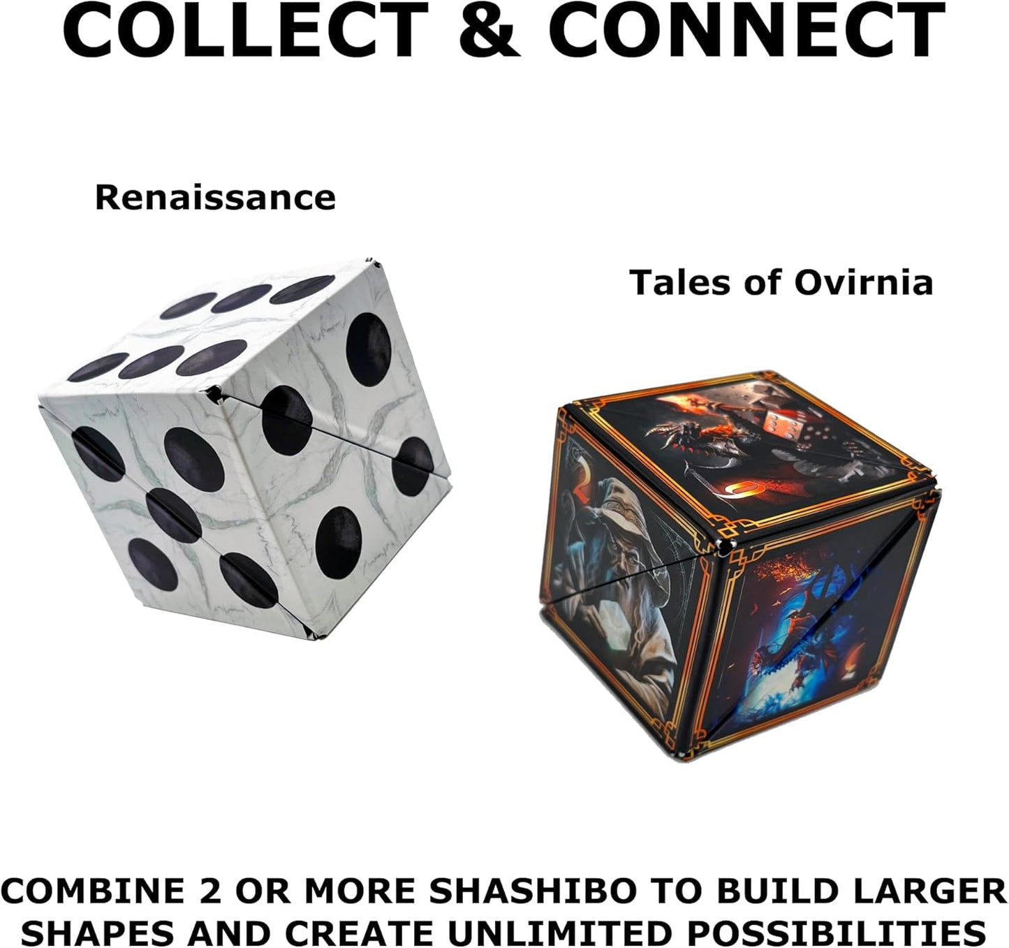Shashibo Puzzles - Renaissance d6 Magnetic Cube - Fun In Motion