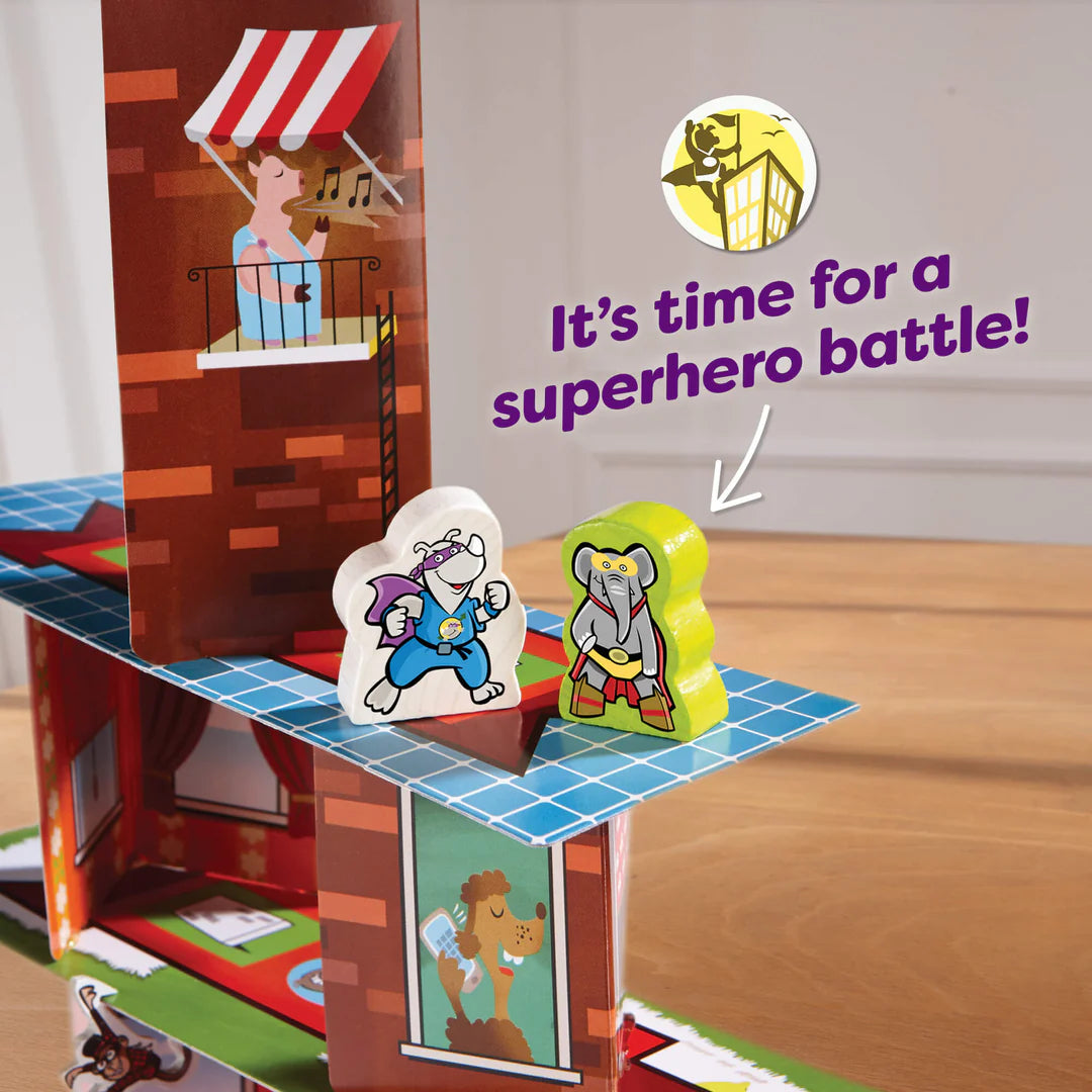 Rhino Hero SUPER BATTLE !  A Heroic Stacking Game - HABA Games