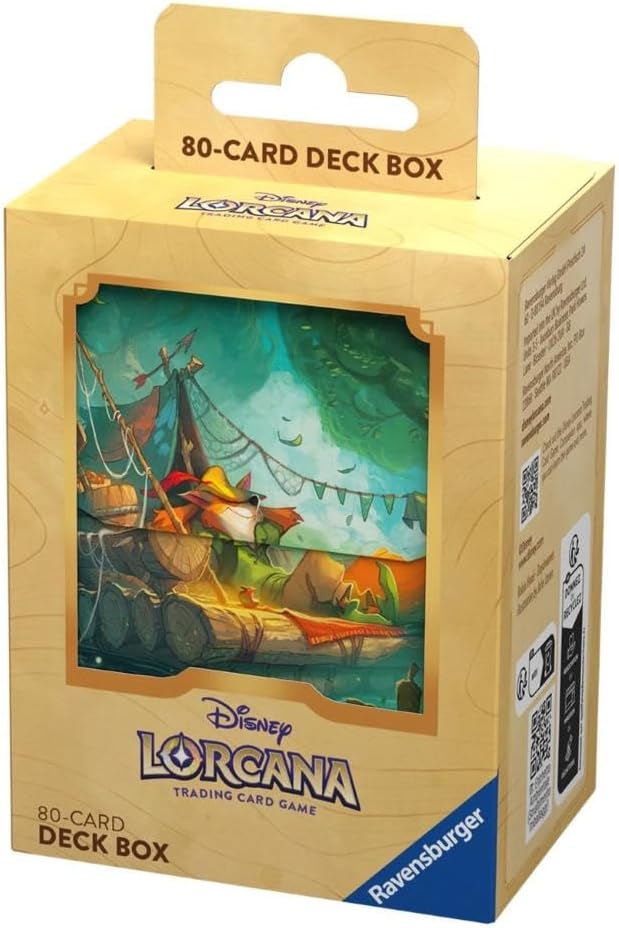 Disney's Lorcana - Into The Inklands - Robin Hood - 80 Card Deck Box - Ravensburger