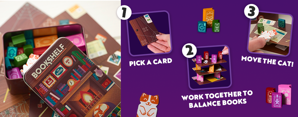 Bookshelf - A Cozily Curated Board Game
