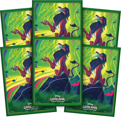 Disney's Lorcana - Shimmering Skies - Scar - 65 Card Sleeves - Ravensburger