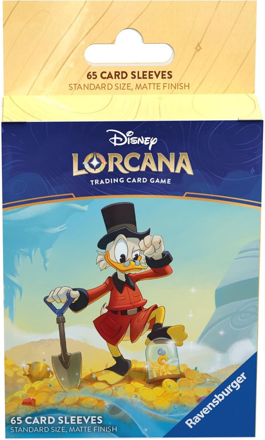 Disney's Lorcana - Into the Inklands - Scrooge McDuck - 65 Card Sleeves - Ravensburger
