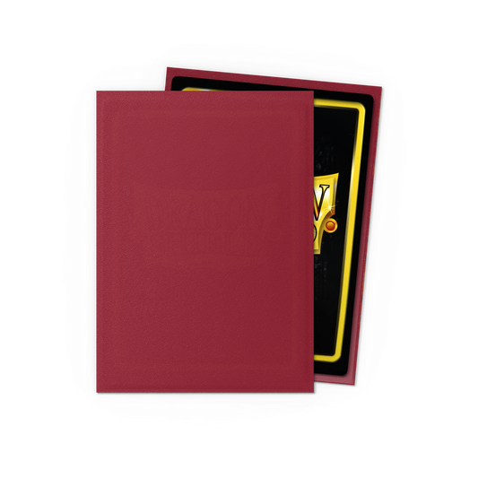Dragon Shield Card Sleeves - 100 Count - Matte: Blood Red