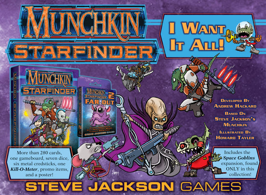Munchkin Starfinder - I WANT IT ALL! Edition - Steve Jackson Games