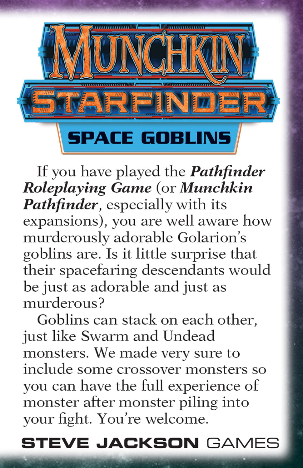 Munchkin Starfinder - I WANT IT ALL! Edition - Steve Jackson Games