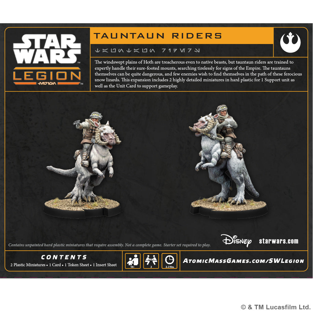 Star Wars Legion: Tauntaun Riders - Unpainted Miniatures - Atomic Mass Games