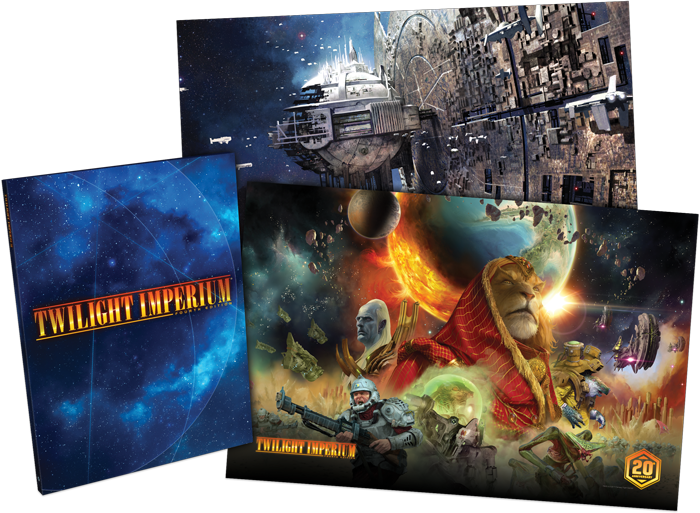 Twilight Imperium 20th Anniversary - Deluxe Rulebook (4th ed.) - Fantasy Flight