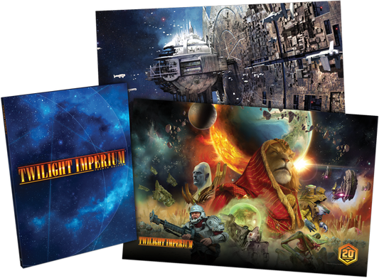 Twilight Imperium 20th Anniversary - Deluxe Rulebook (4th ed.) - Fantasy Flight