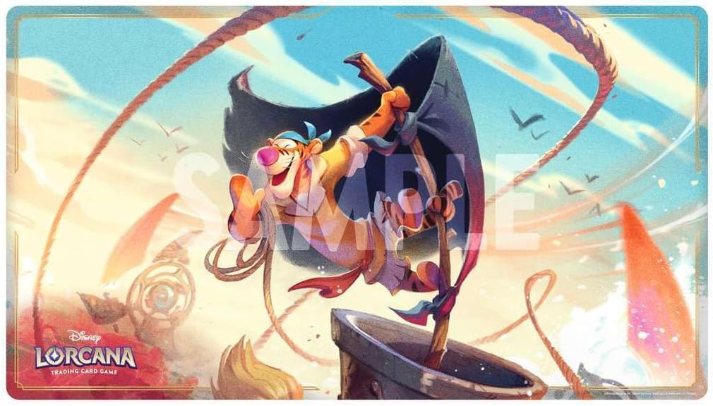 Disney's Lorcana - Azurite Sea - Tigger - In The Crow's Nest - Playmat - Ravensburger