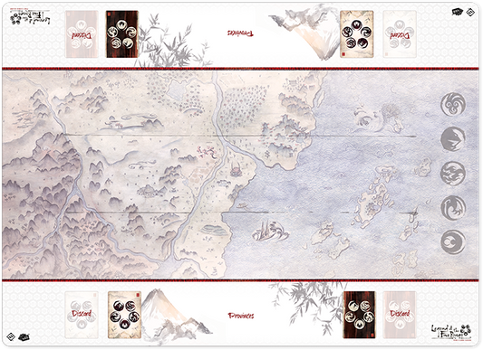 Legend of the Five Rings - Honored Duel Two-Player Gamemat - Fantasy Flight Games