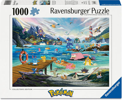 Puzzle: Pokémon Breakout:  Vaporeon and Temperate Marine - 1000 Pieces