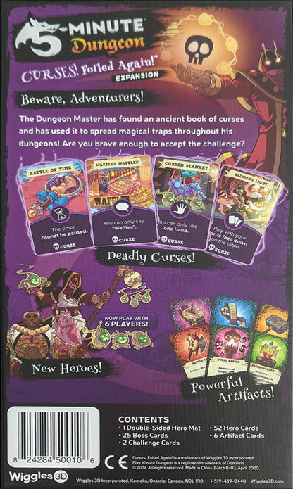 5-Minute Dungeon - Curses! Foiled Again Expansion - Wiggles 3D