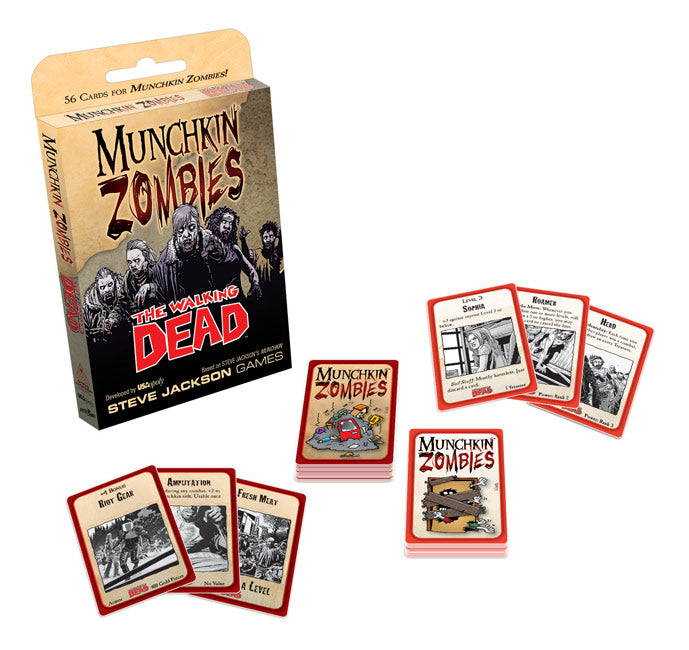 Munchkin Zombies - The Walking Dead Card Game Expansion