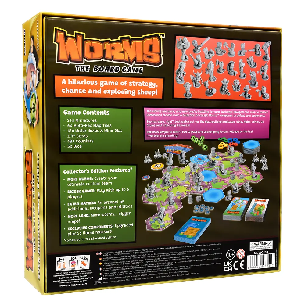 Worms: The Board Game the 30th Anniversary Edition