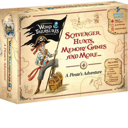 Word Treasures - Pirate Scavenger Hunt Games - Starlux Games