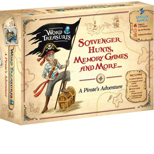Word Treasures - Pirate Scavenger Hunt Games - Starlux Games