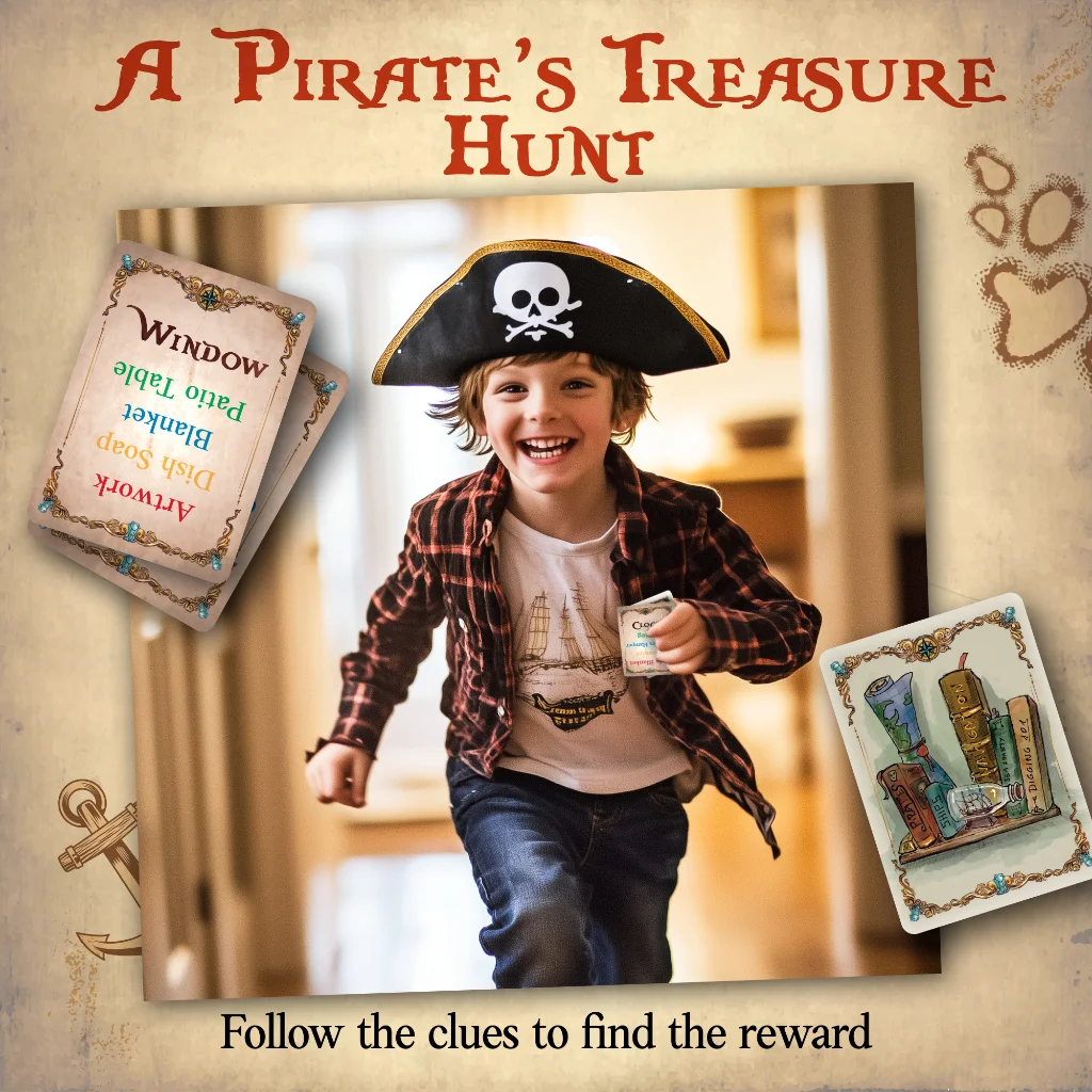 Word Treasures - Pirate Scavenger Hunt Games - Starlux Games