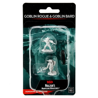 Dungeons & Dragons - Male Goblin Rogue & Female Bard - Nolzur's Marvelous Miniatures