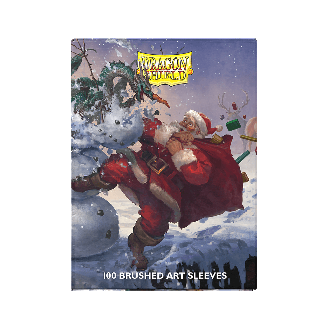 Dragon Shield Card Sleeves - 100 Count - Christmas 2025 Brushed Art
