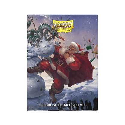 Dragon Shield Card Sleeves - 100 Count - Christmas 2025 Brushed Art