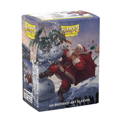 Dragon Shield Card Sleeves - 100 Count - Christmas 2025 Brushed Art