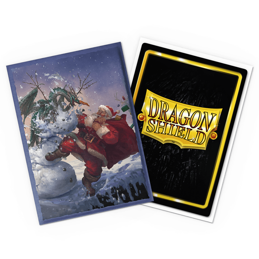 Dragon Shield Card Sleeves - 100 Count - Christmas 2025 Brushed Art