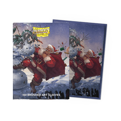 Dragon Shield Card Sleeves - 100 Count - Christmas 2025 Brushed Art