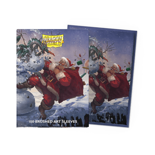Dragon Shield Card Sleeves - 100 Count - Christmas 2025 Brushed Art