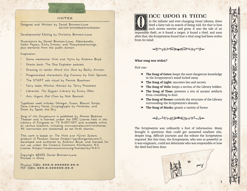 Song of the Scryptwyrm - A Librarian's Apprentice Mystery