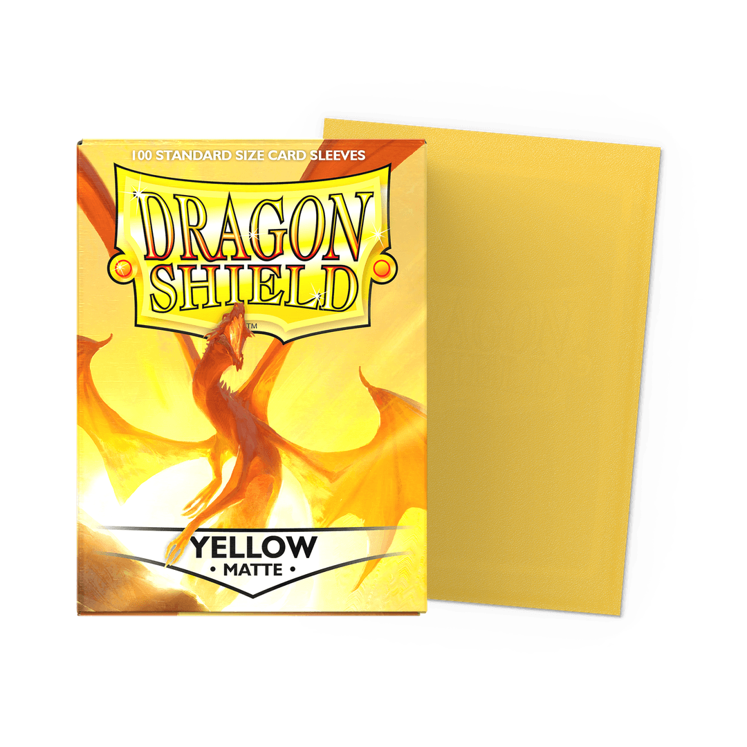 Dragon Shield Card Sleeves - 100 Count - Matte: Yellow