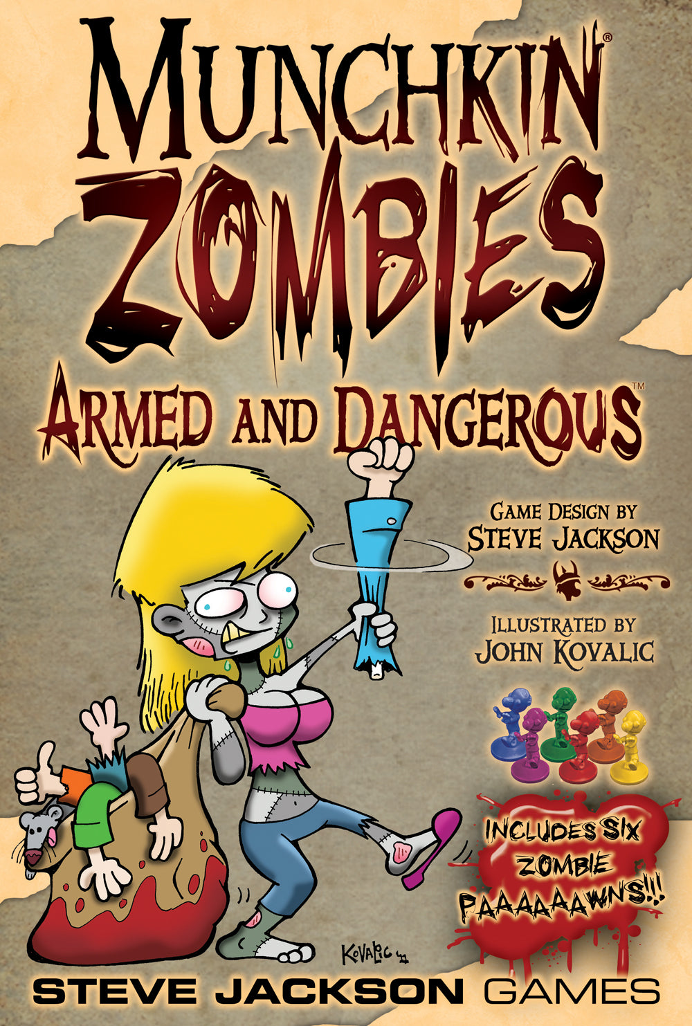 Munchkin Zombies - Armed and Dangerous Card Game Expansion